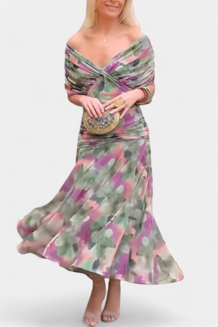 Laluna™ | Vestido Elegante Con Escote En V