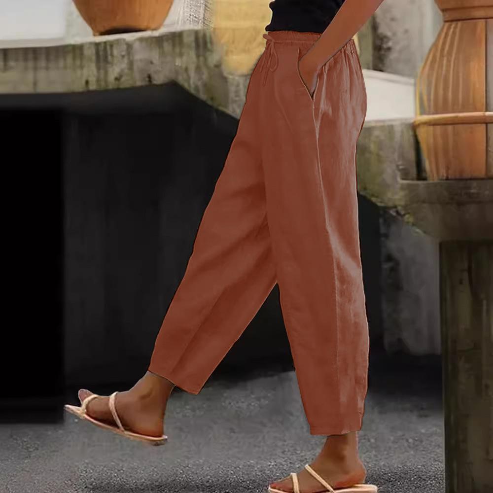Ivy | Pantalones Casual de Lino y Algodón