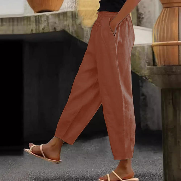 Ivy | Pantalones Casual de Lino y Algodón