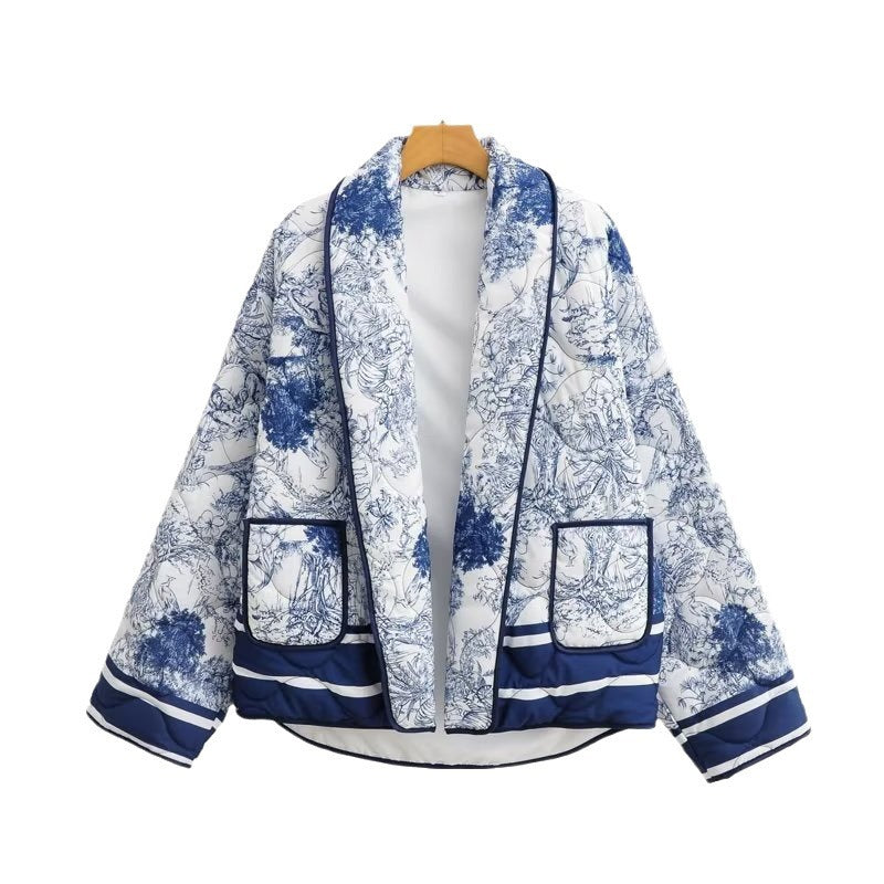 Estrella | Chaqueta acolchada estampada