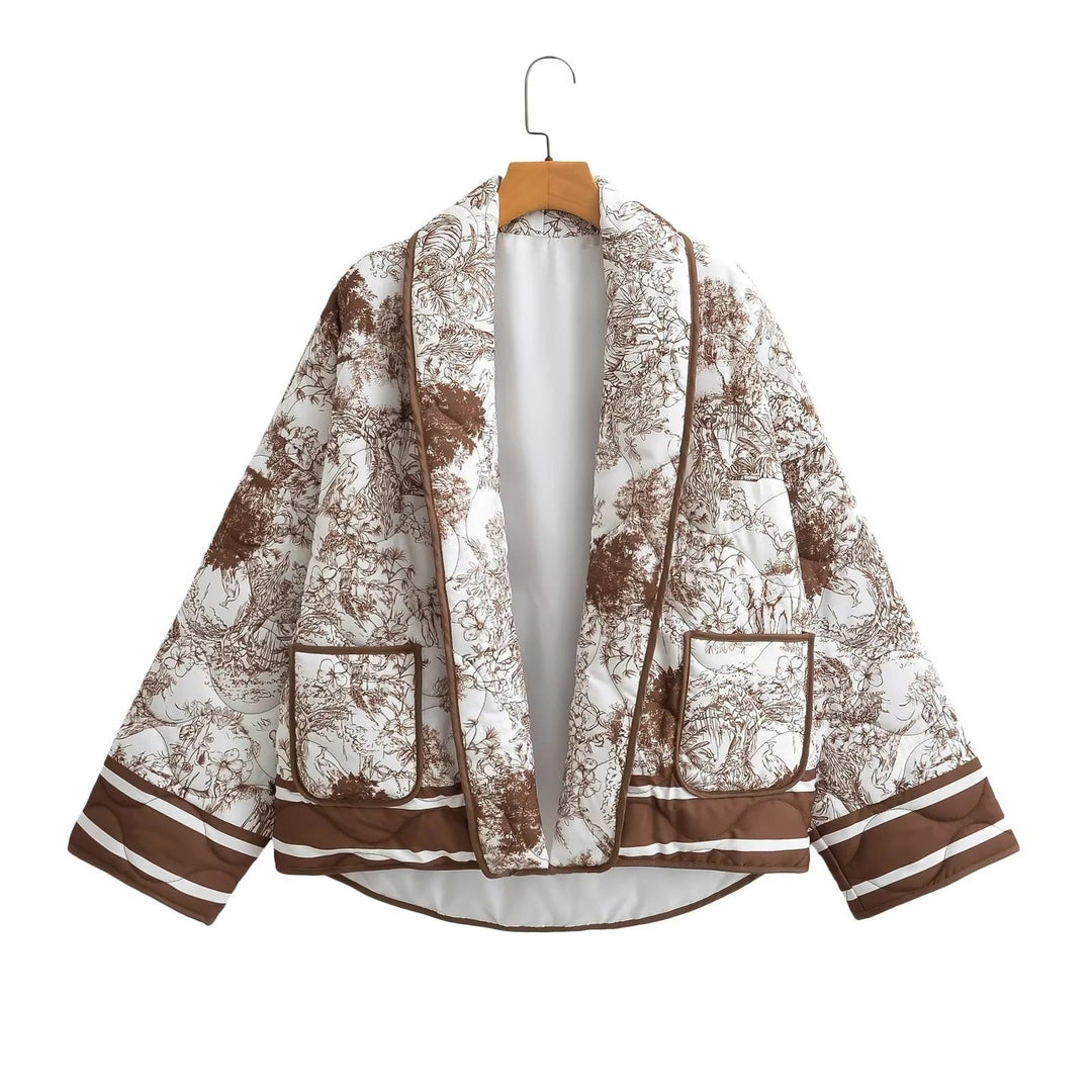 Estrella | Chaqueta acolchada estampada