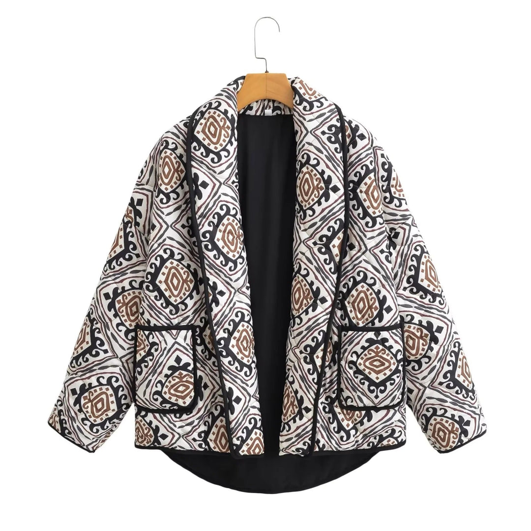Estrella | Chaqueta acolchada estampada