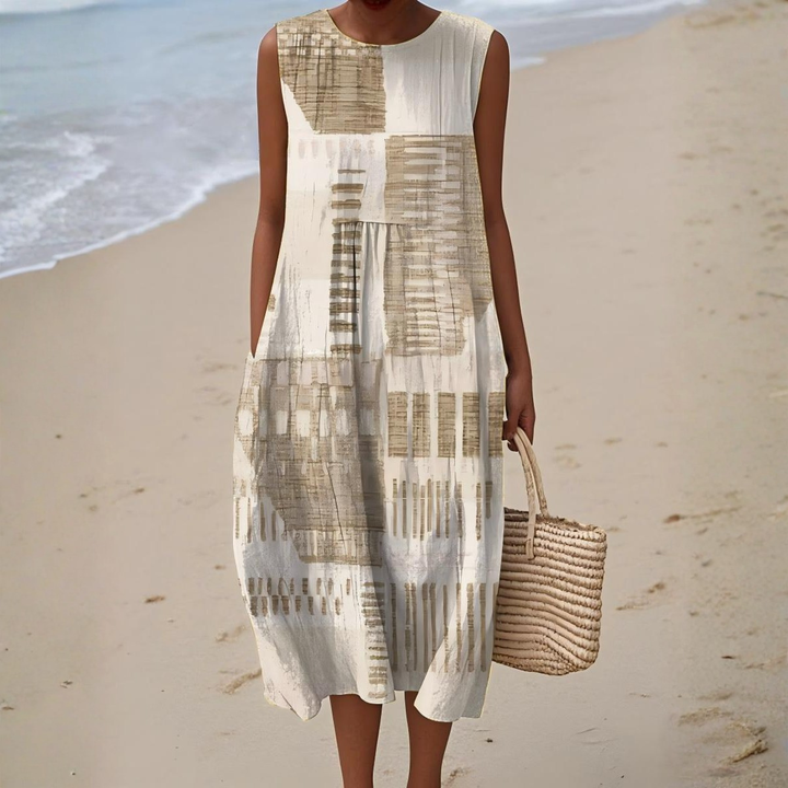 Helena™ | Vestido de Verano Abstracto