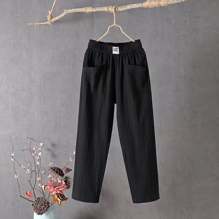 Sienna | Pantalones de Mezcla de Lino