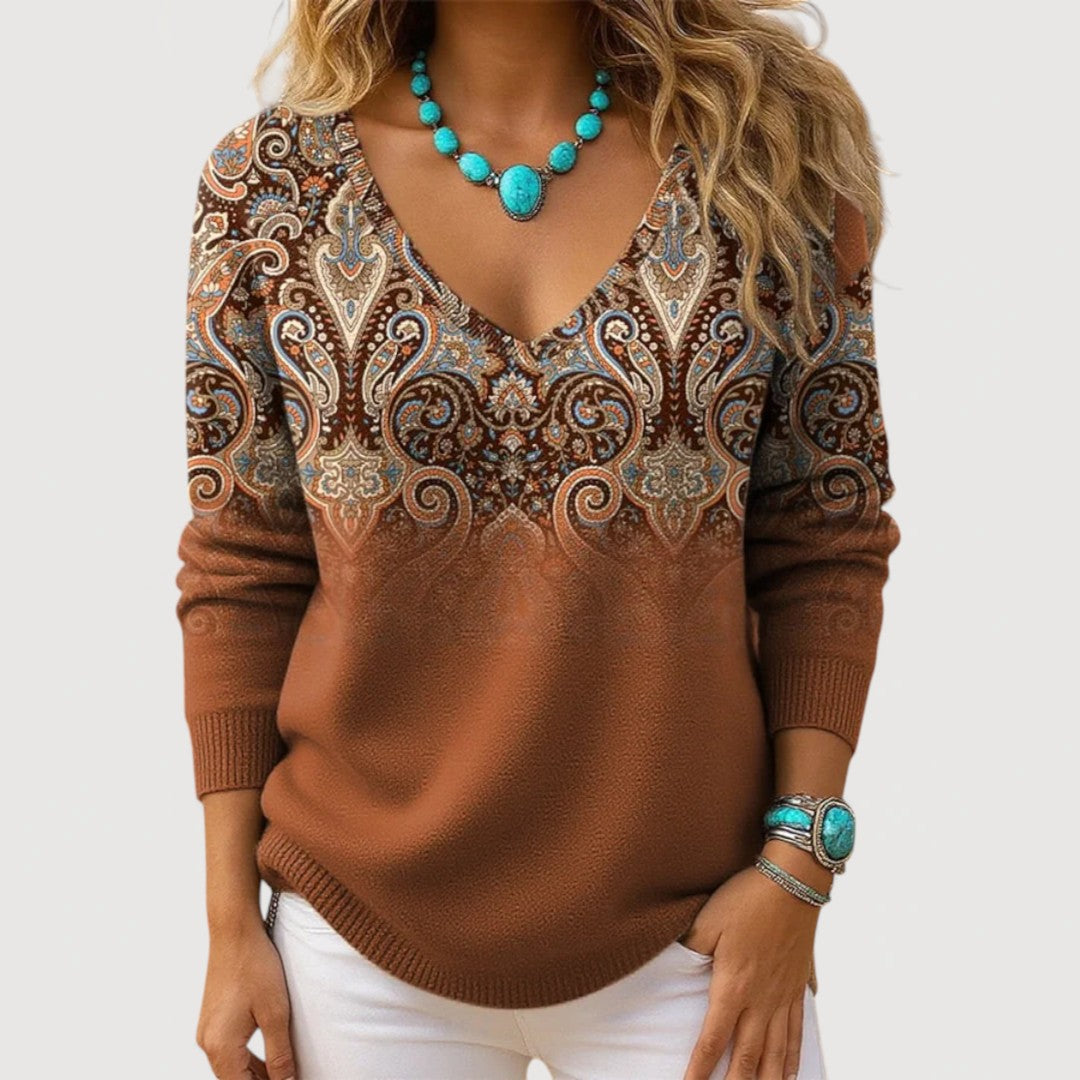 Marta | TOP CON CUELLO EN V