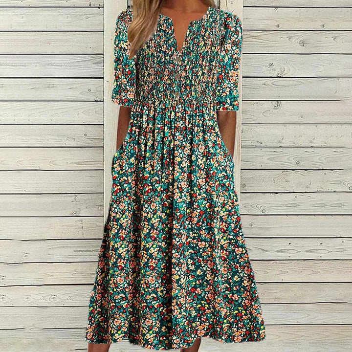 Camila™ | Vestido Floral Vintage