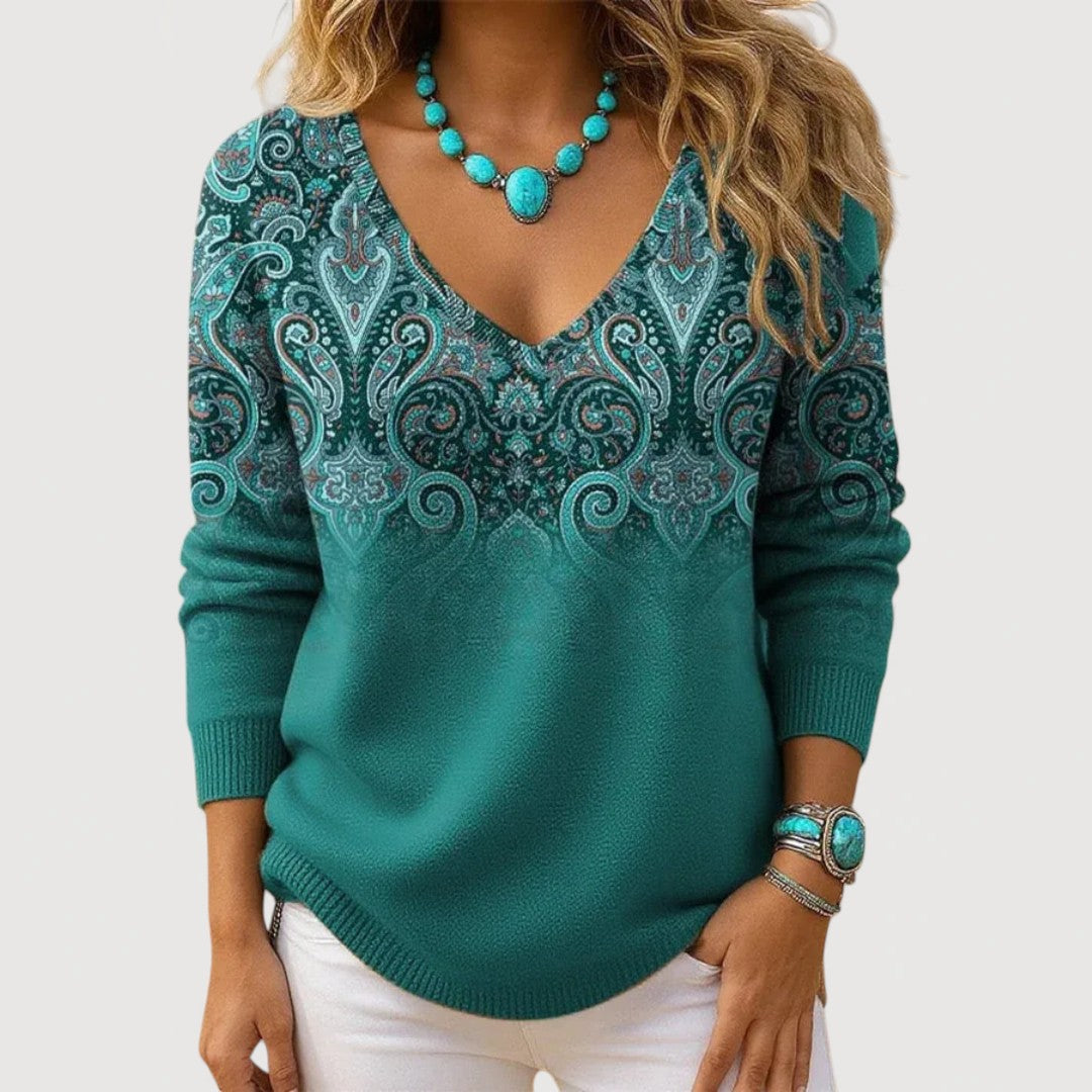 Marta | TOP CON CUELLO EN V
