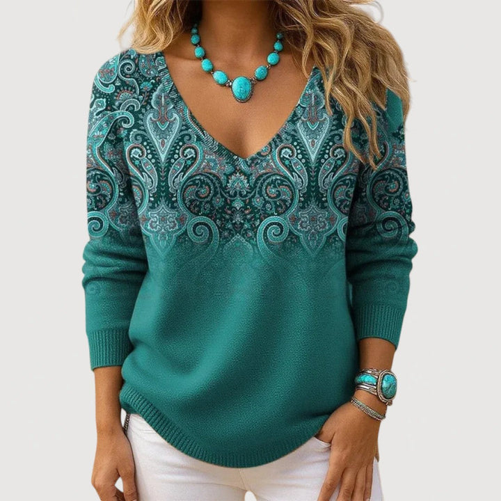 Marta | TOP CON CUELLO EN V