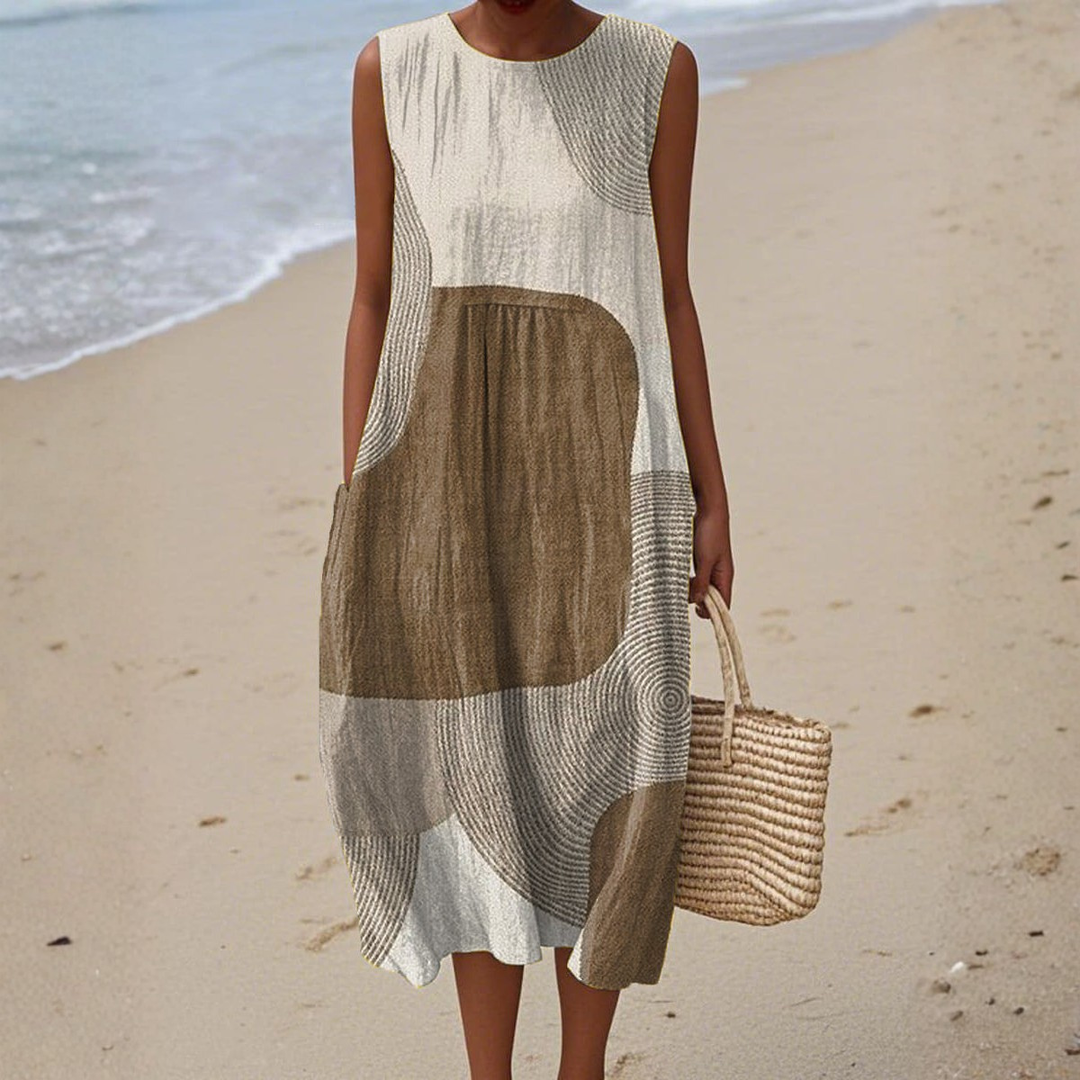 Helena™ | Vestido de Verano Abstracto