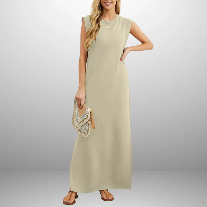 Inma™ | Vestido largo fluido antiarrugas