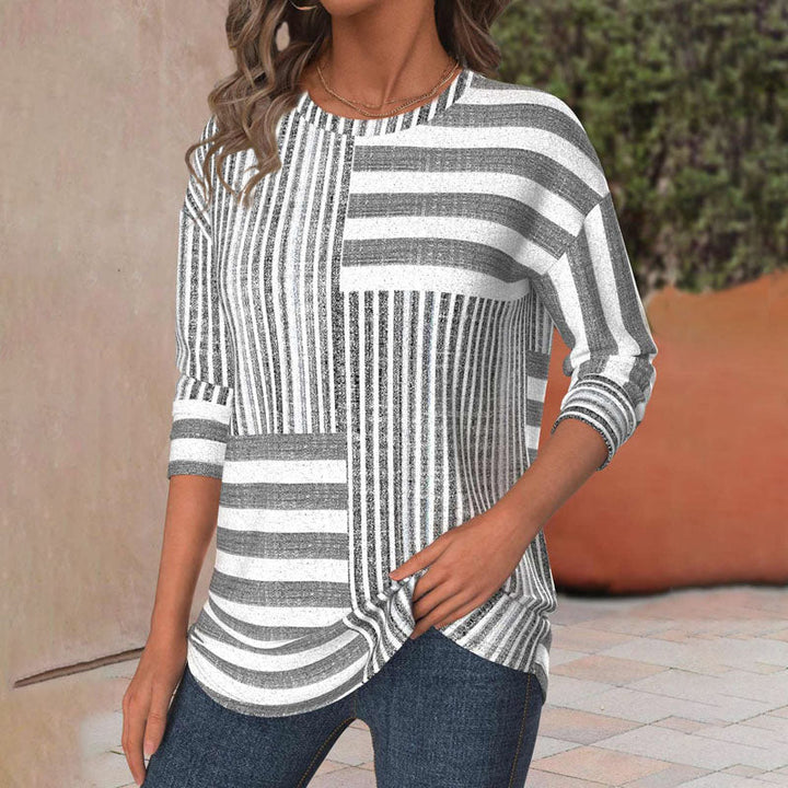 Isabela™ | Camiseta Casual de Rayas