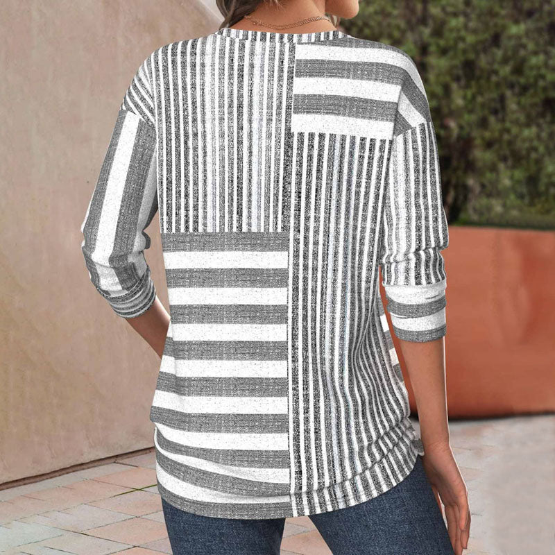 Isabela™ | Camiseta Casual de Rayas