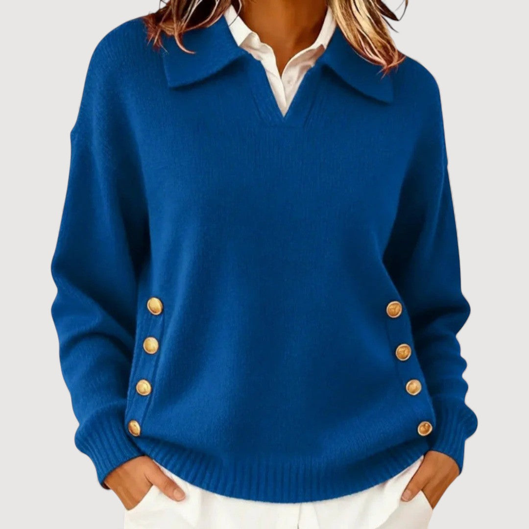 Camila | Jersey con detalles de botones