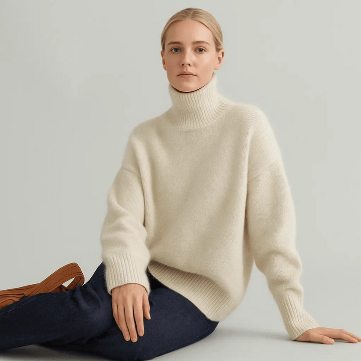 Marisa | JERSEY DE CUELLO ALTO DE CACHEMIRA