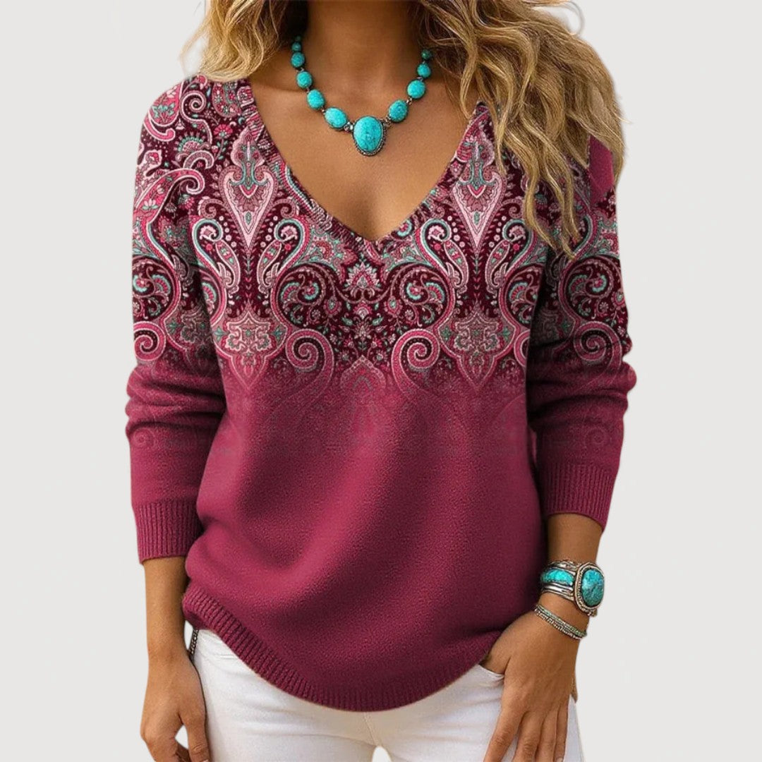 Marta | TOP CON CUELLO EN V