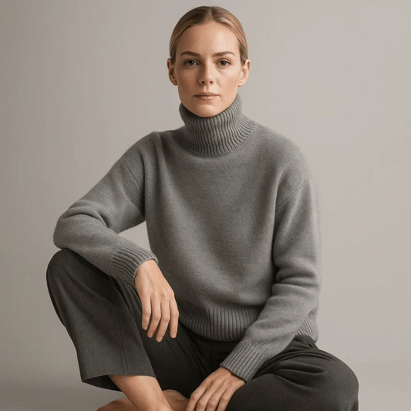 Marisa | JERSEY DE CUELLO ALTO DE CACHEMIRA
