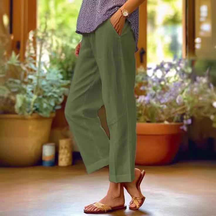 Willow | Pantalones de Lino Relajados