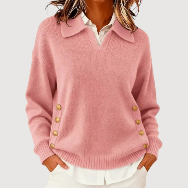 Camila | Jersey con detalles de botones