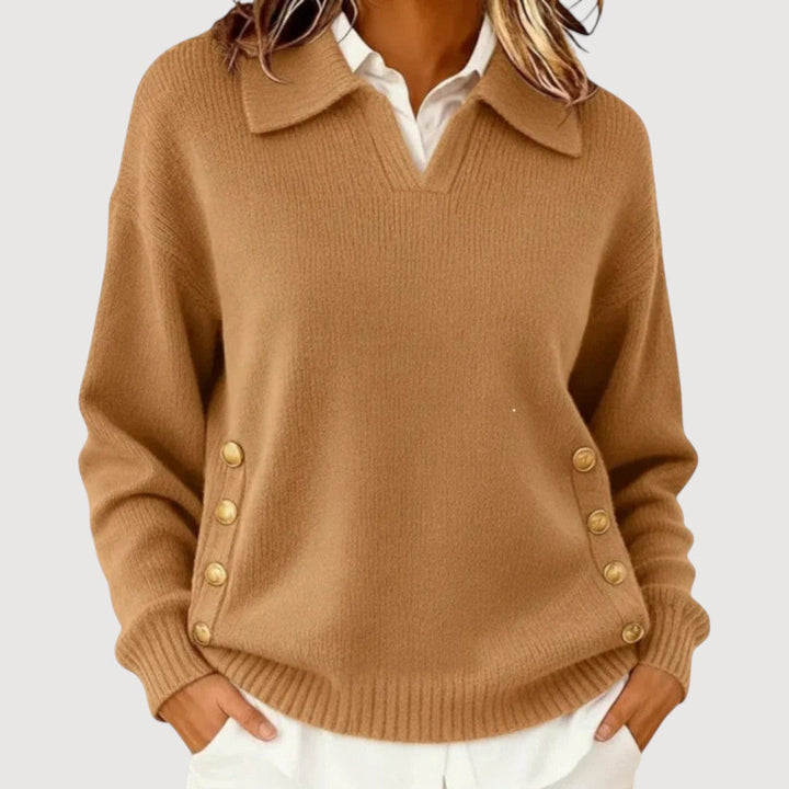 Camila | Jersey con detalles de botones