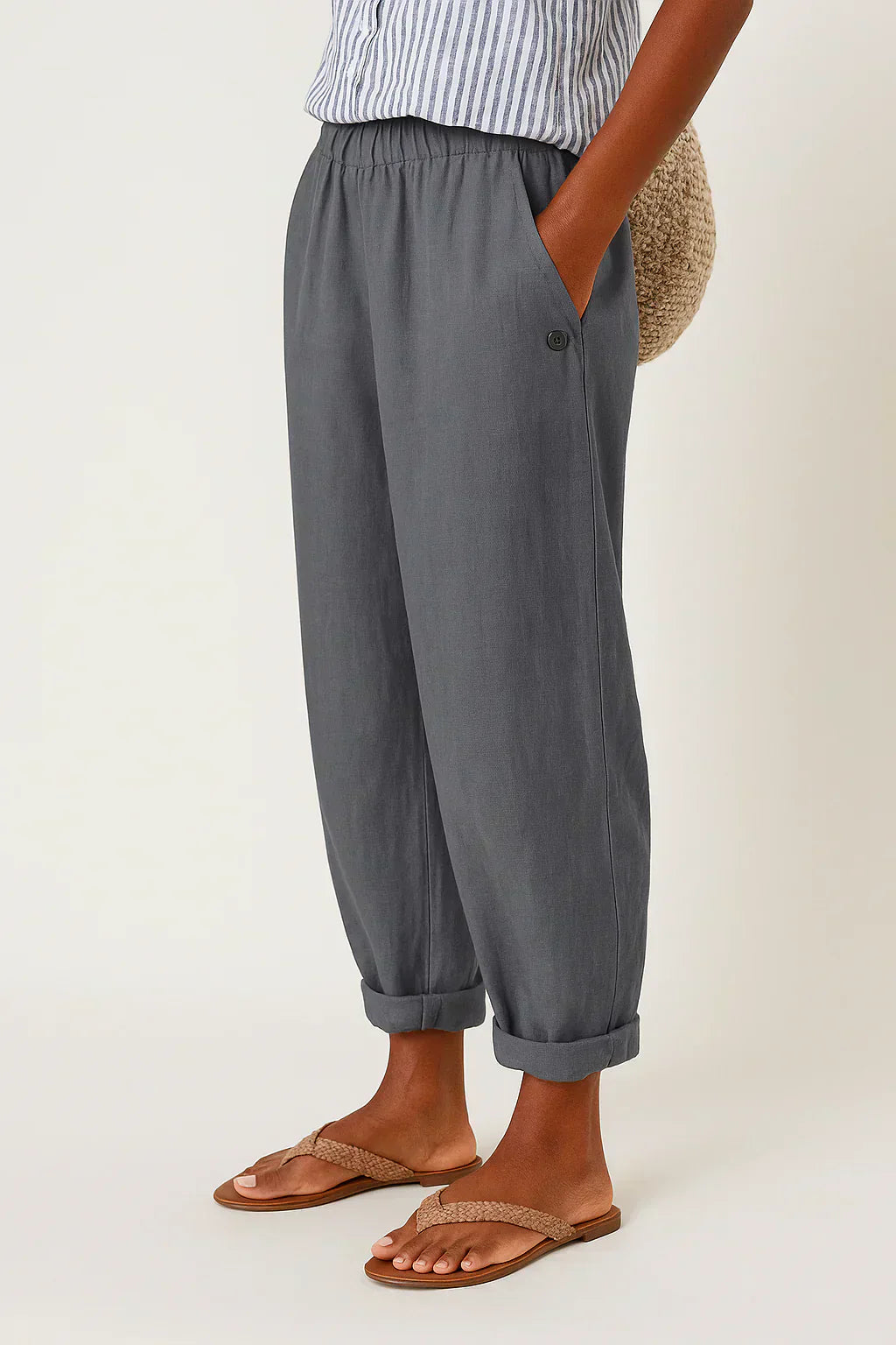 Piper | Pantalones de Lino y Algodón Elegantes