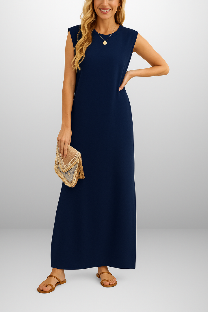 Inma™ | Vestido largo fluido antiarrugas