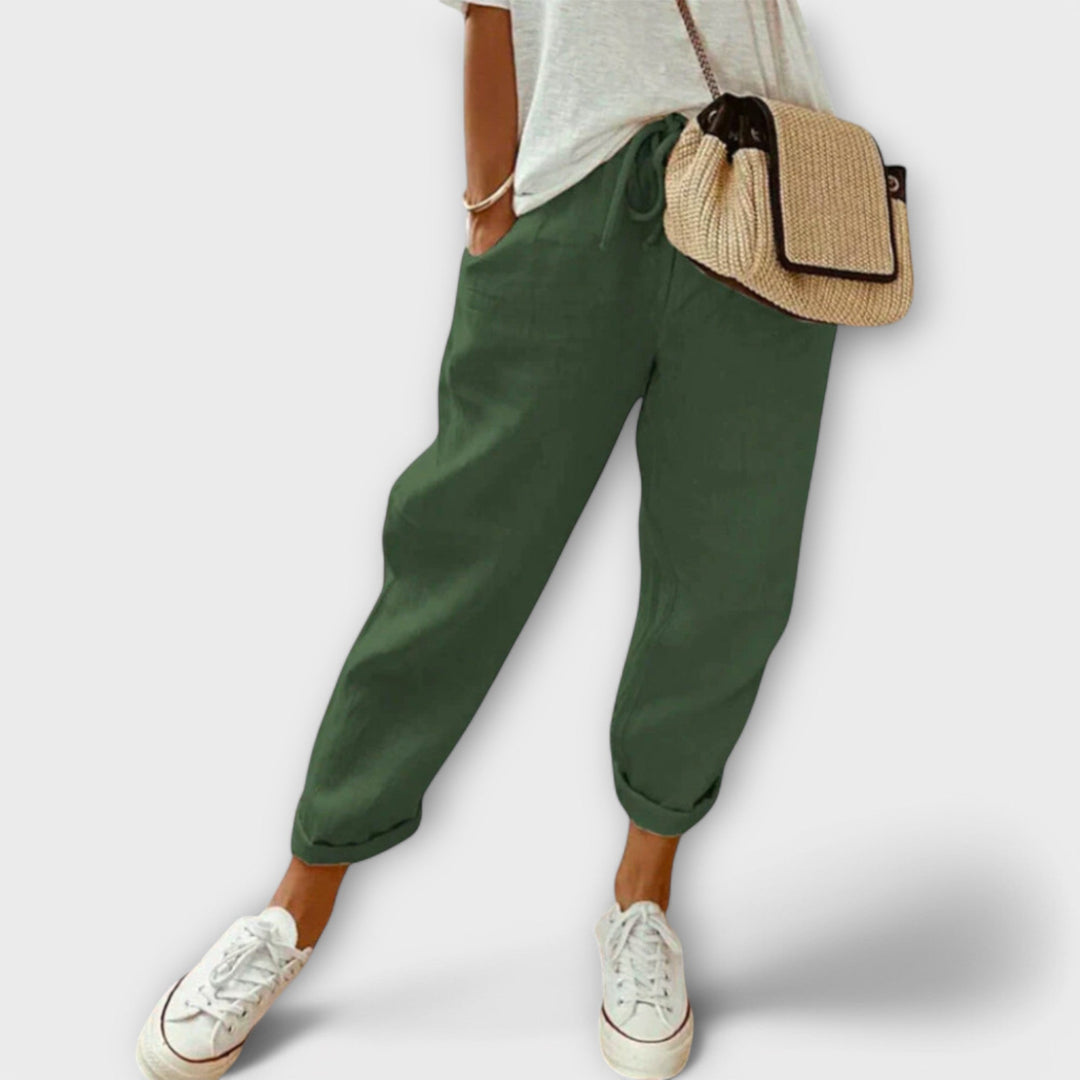 Luxe | Pantalones de Lino Elegantes