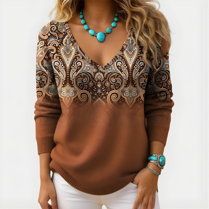 Marta | TOP CON CUELLO EN V