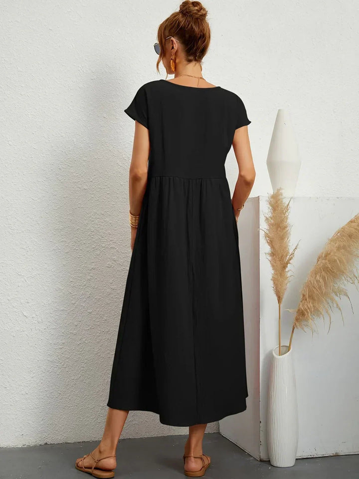 Liora™ | Vestido Ligero de Algodón con Bolsillos