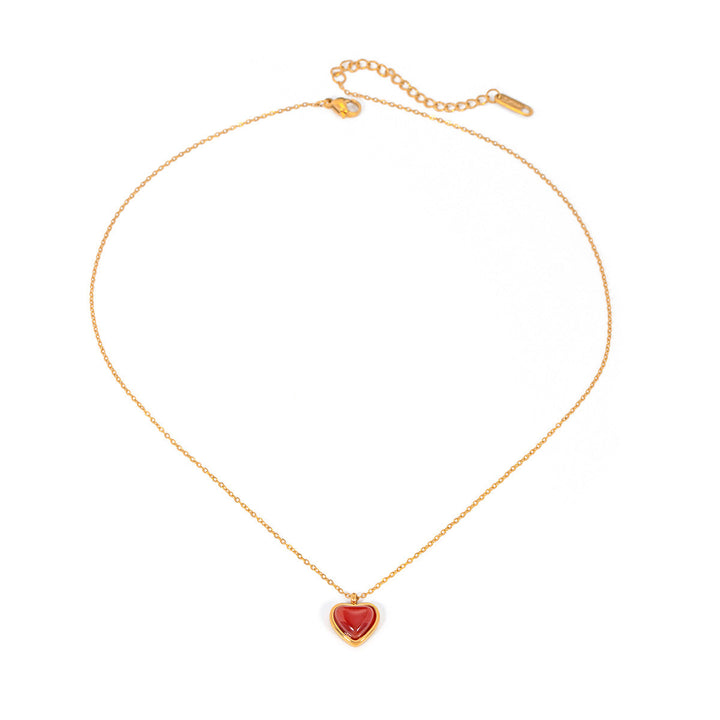 Marlena – Collar delicado con colgante en forma de gota brillante.