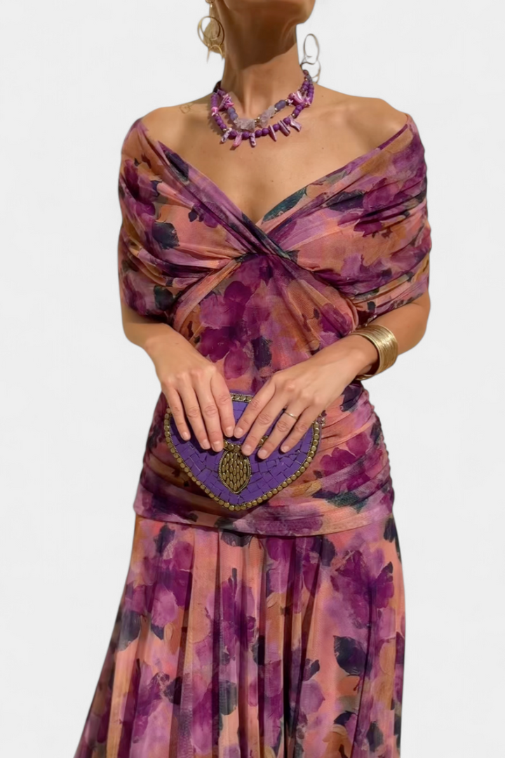 Laluna™ | Vestido Elegante Con Escote En V