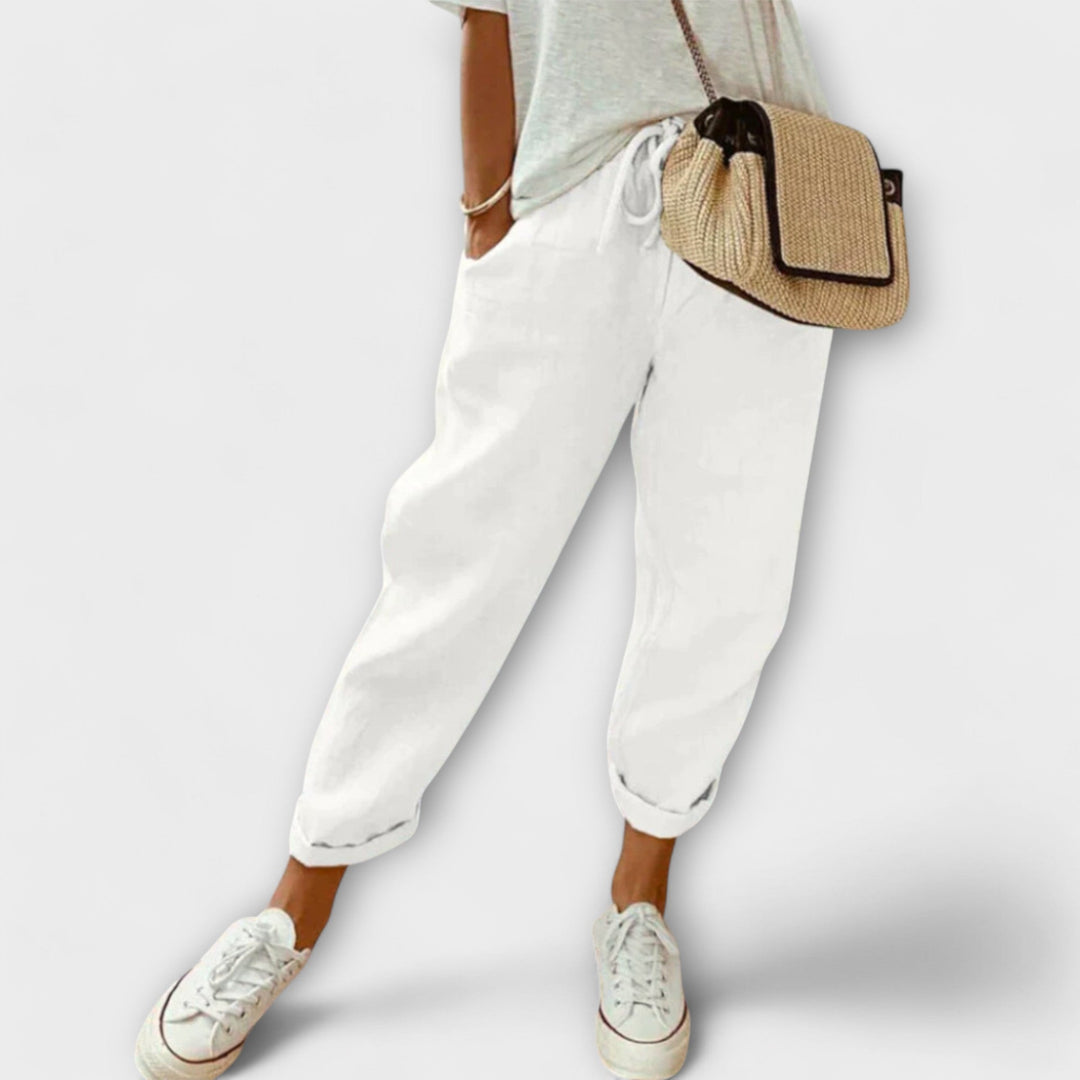 Luxe | Pantalones de Lino Elegantes