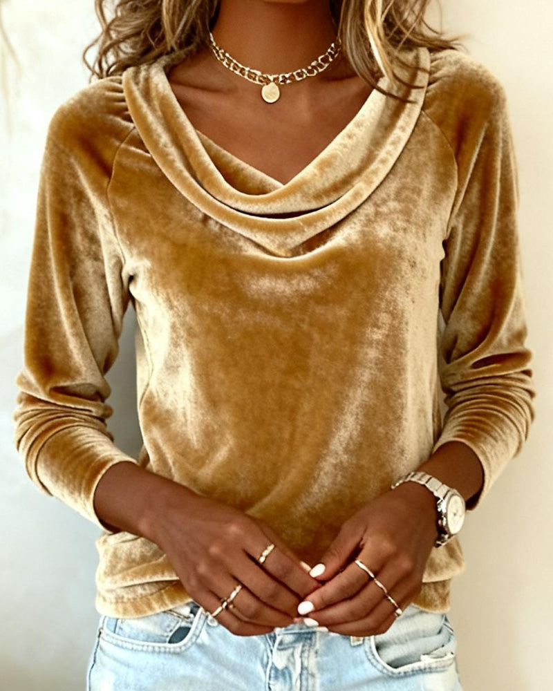 Lorena | Lujoso top de terciopelo