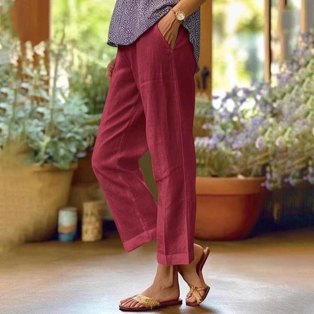 Willow | Pantalones de Lino Relajados