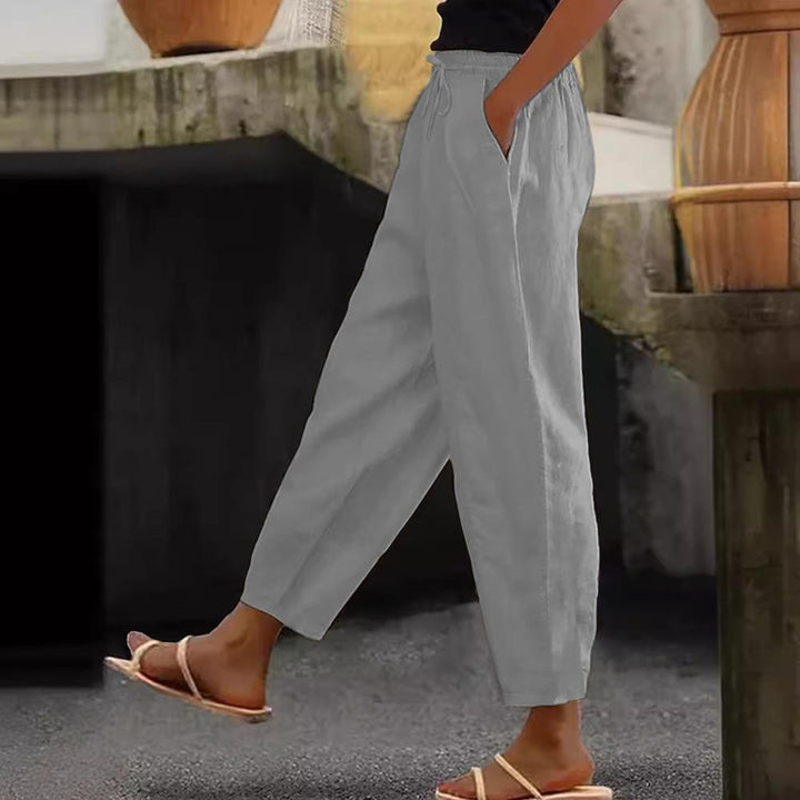 Ivy | Pantalones Casual de Lino y Algodón