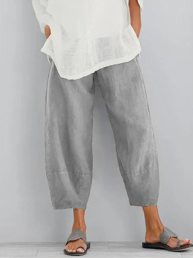 Soleil | Pantalones Cortos de Lino Chic