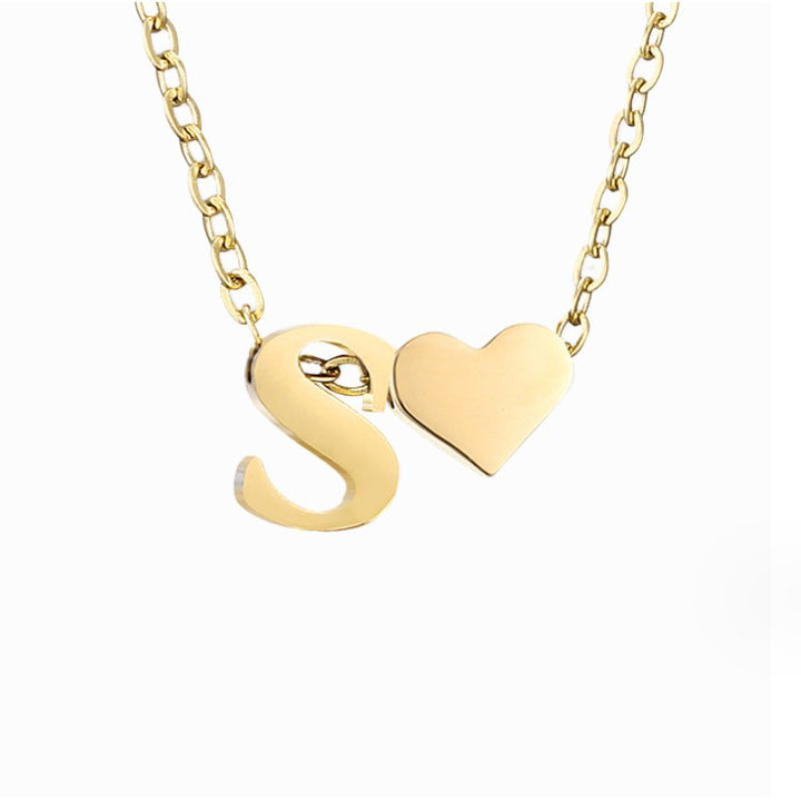 Nina – Collar dorado en forma de V.