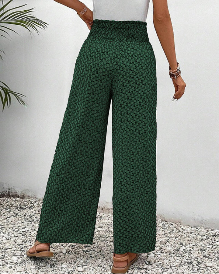 Zara | Pantalones Impresos con Volantes