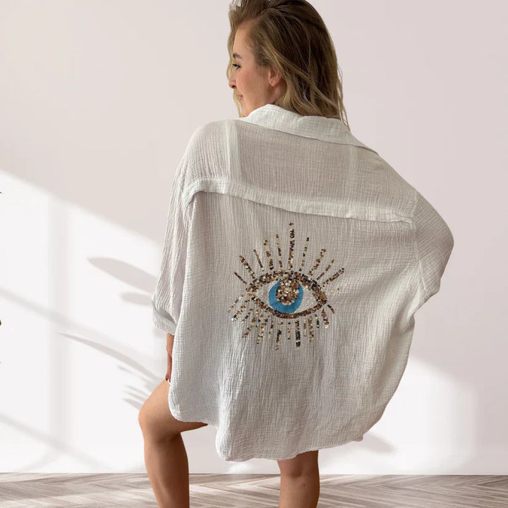 Violeta™ | Blusa Oversize de Algodón