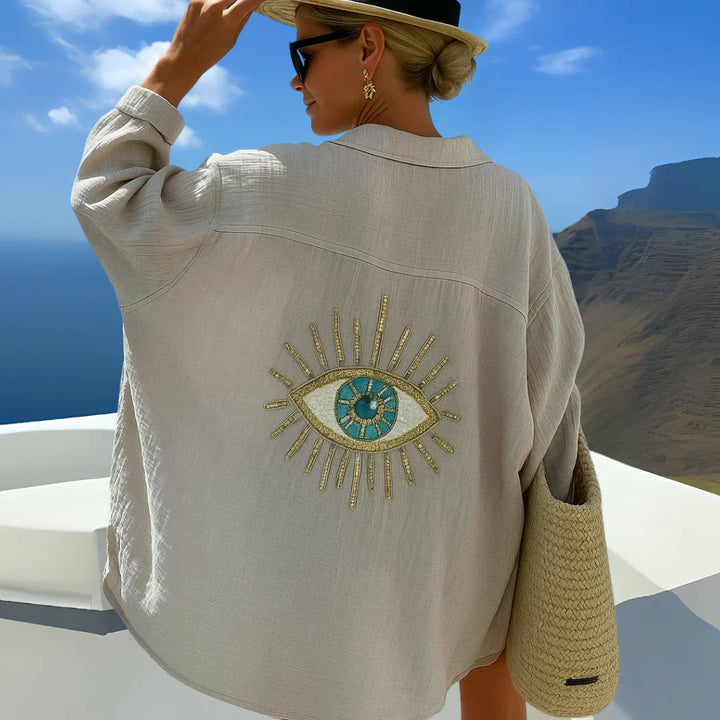 Violeta™ | Blusa Oversize de Algodón
