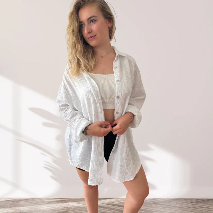 Violeta™ | Blusa Oversize de Algodón