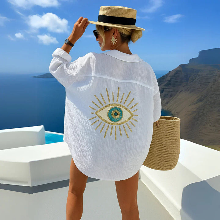 Violeta™ | Blusa Oversize de Algodón