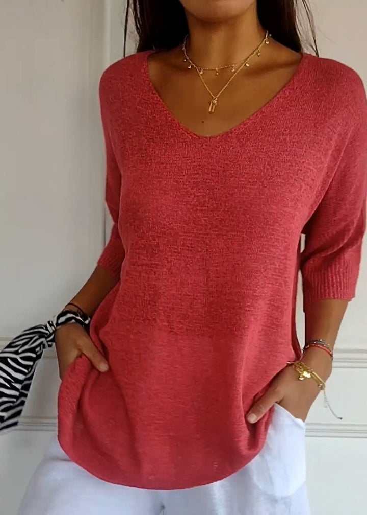 Clovelly | Top atemporal con cuello en V